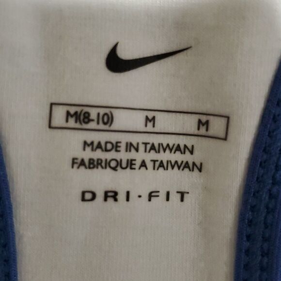 Nike medium blue and teal dri-fit athletic tank top - Picture 5 of 6